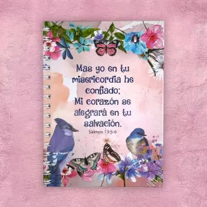 Cuaderno Grande - Portada con pajaritos
