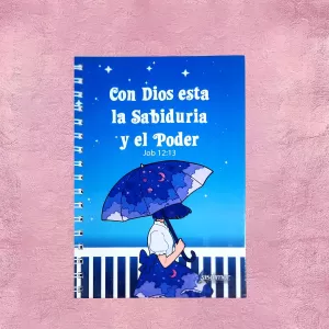 Cuaderno Pequeño - Sombrilla Azul