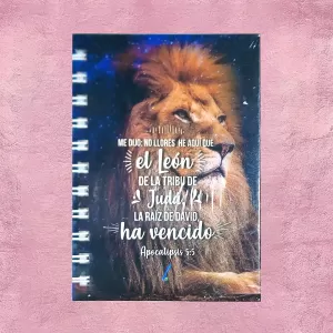 Cuaderno Pequeño - Tapa León