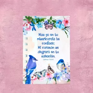 Cuaderno Pequeño - Portada con Pajaritos