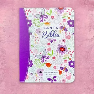 Biblia Floral - Lila