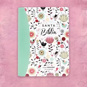 Biblia Floral - Celeste