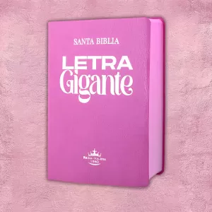 Biblia letra gigante - Rosado