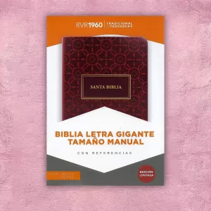 Biblia Holman letra Gigante - Rojo con textura