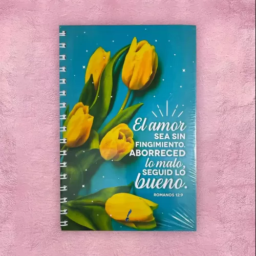 Cuaderno Grande - Tulipanes amarillos