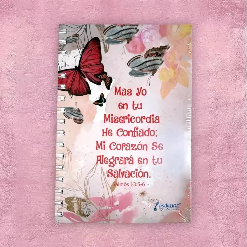 Cuaderno Grande - Portada con Mariposas