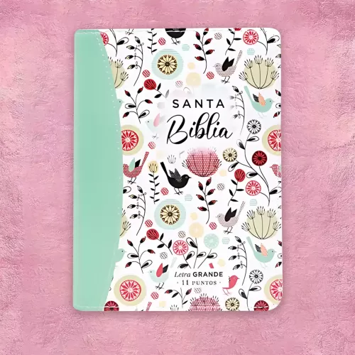 Biblia Floral - Celeste