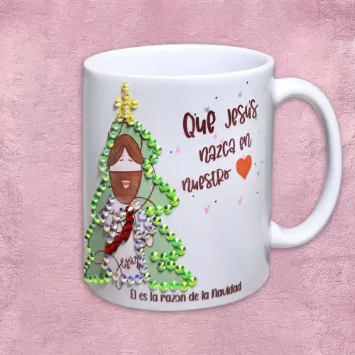 Taza - Jesús navideño